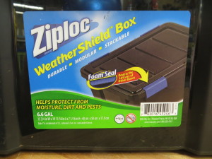 Ziploc worm bins