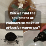 Making Worm Tea At Home bucket and equopment to brew worm tea.