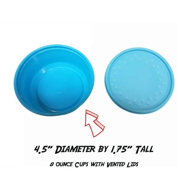 Bait Cups 8 oz. with Lid