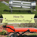 How To Harvest Worm Castings trommel and Brockwood worm shifter