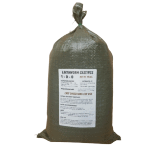 Earthworm Naturals Worm Castings 18 pound bag back