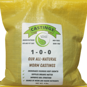 Earthworm Naturals Worm Castings 4 lb. Bag of