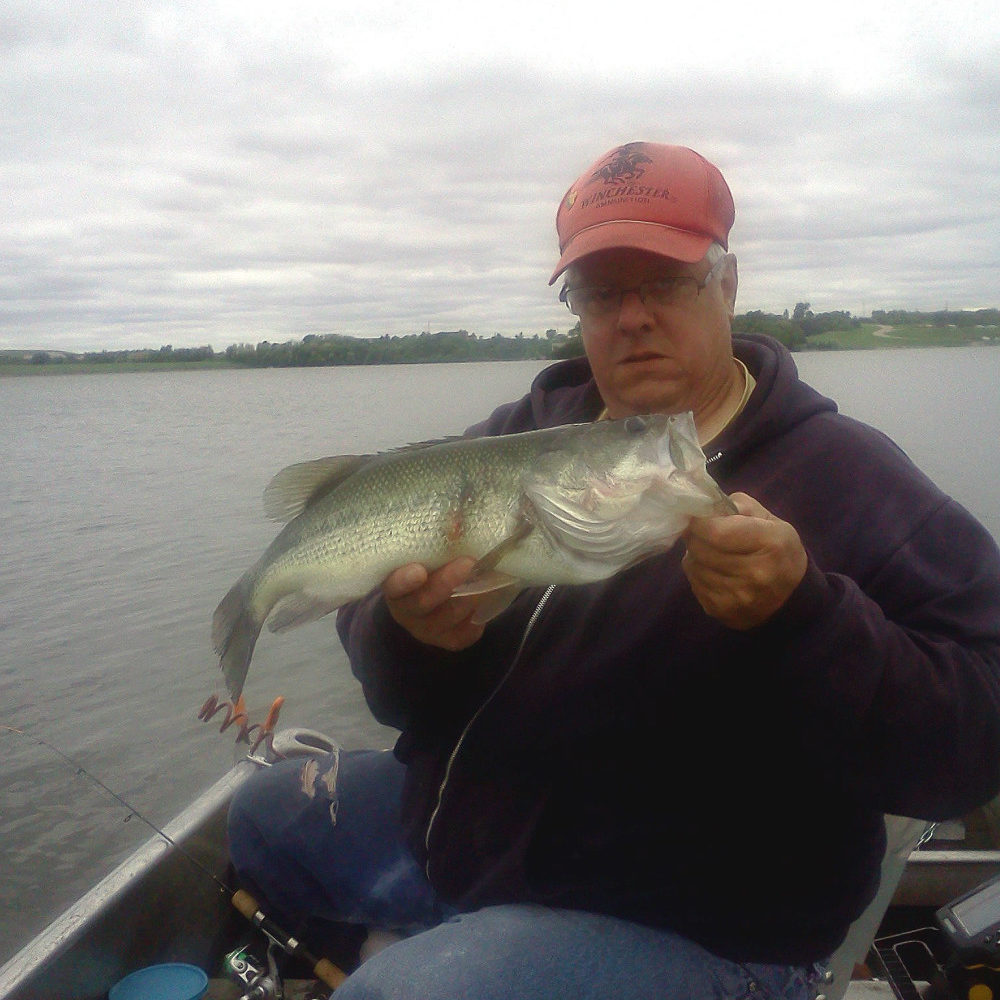 Redworm caught bass by this worm farmer.